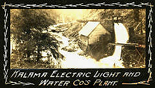 Kalama Electric Light and Water Cos plant on the Kalama River Washington State circa 1900-1910